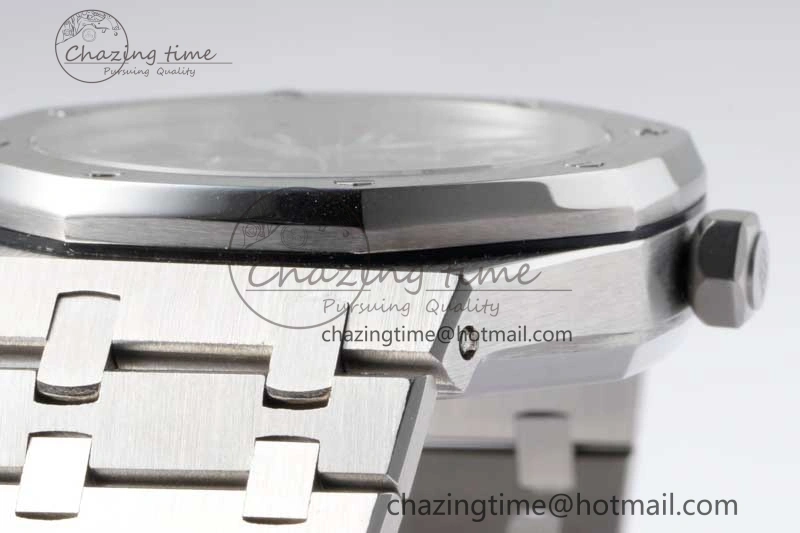 Royal Oak Fake Tourbillon SS ABF Blue Dial on SS Bracelet A23J (Erotic)