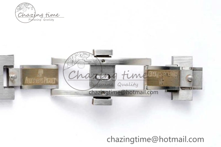 Royal Oak Fake Tourbillon SS ABF Blue Dial on SS Bracelet A23J (Erotic)