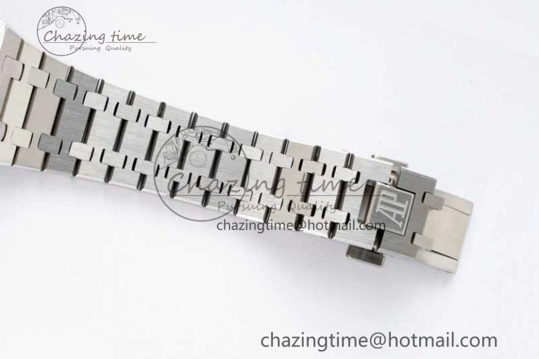 Royal Oak Fake Tourbillon SS ABF White Dial on SS Bracelet A23J (Erotic)