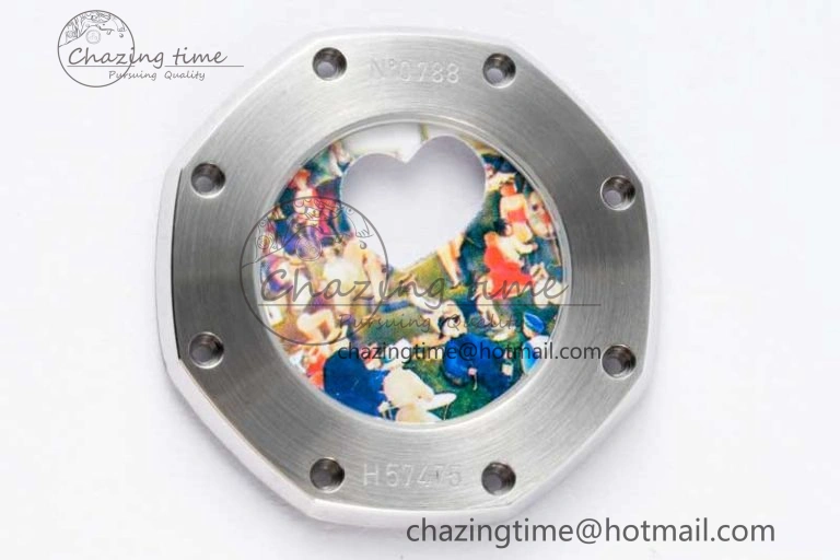 Royal Oak Fake Tourbillon SS ABF White Dial on SS Bracelet A23J (Erotic)
