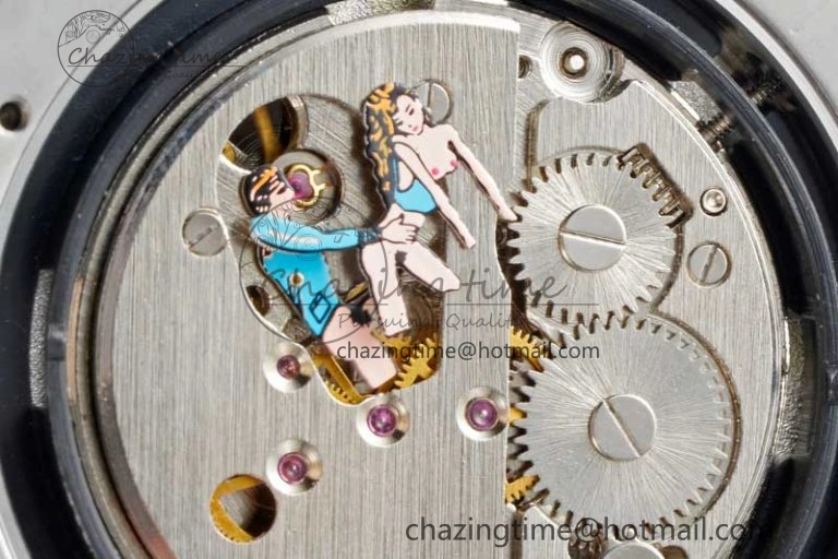Royal Oak Fake Tourbillon SS ABF White Dial on SS Bracelet A23J (Erotic)