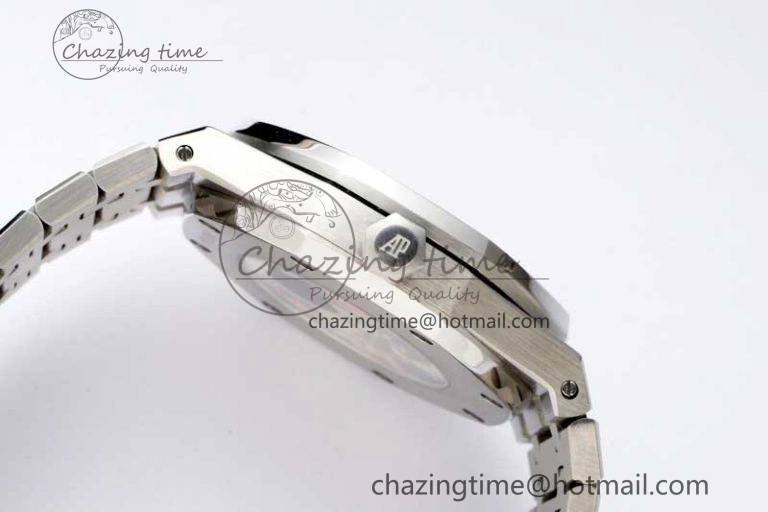 Royal Oak Fake Tourbillon SS ABF White Dial on SS Bracelet A23J (Erotic)