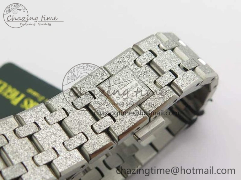 Royal Oak Jumbo 15454 Frosted 37mm JHF Best Edition Blue Dial On SS Bracelet A3120