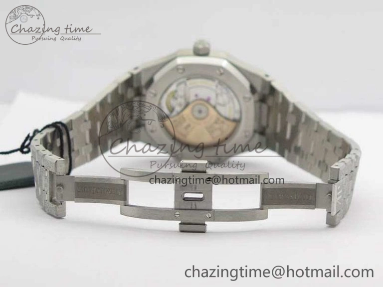 Royal Oak Jumbo 15454 Frosted 37mm JHF Best Edition Gray Dial On SS Bracelet A3120