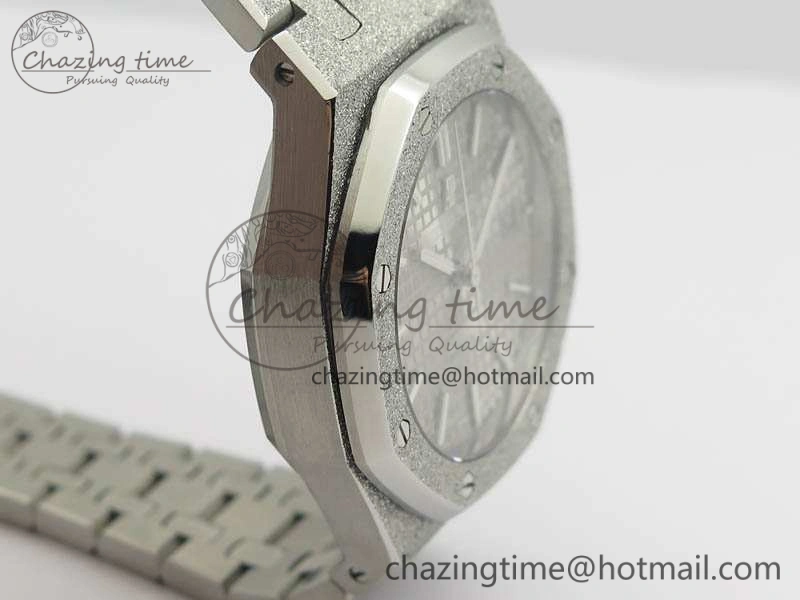 Royal Oak Jumbo 15454 Frosted 37mm JHF Best Edition Gray Dial On SS Bracelet A3120
