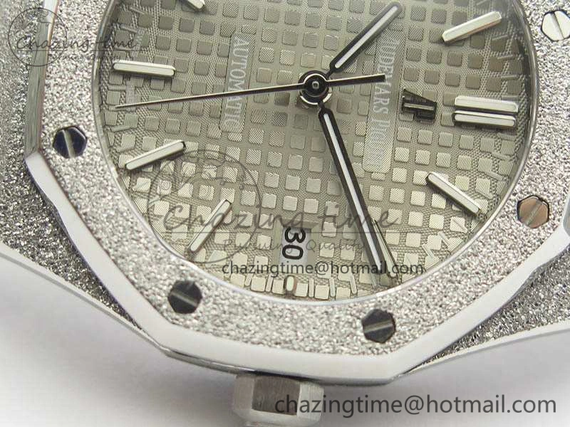 Royal Oak Jumbo 15454 Frosted 37mm JHF Best Edition Gray Dial On SS Bracelet A3120