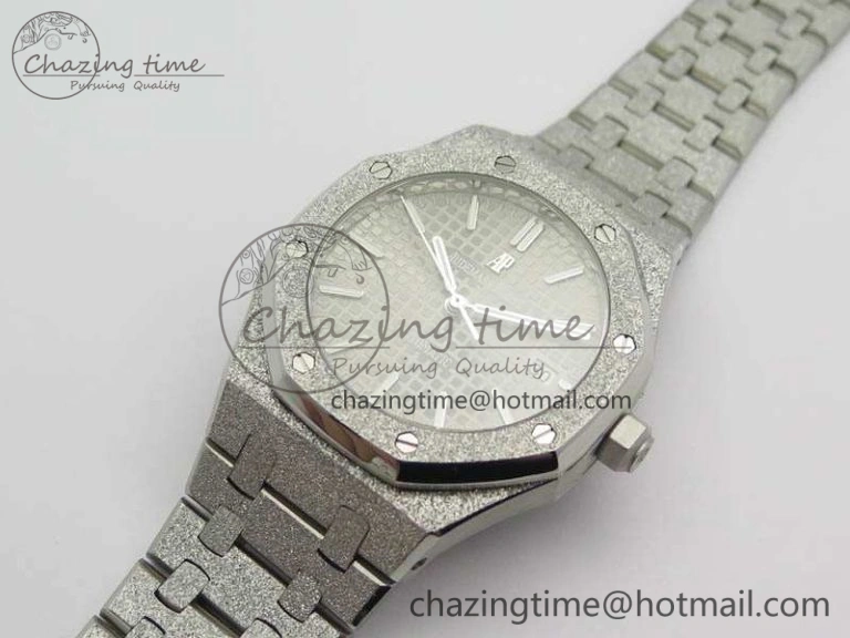 Royal Oak Jumbo 15454 Frosted 37mm JHF Best Edition Gray Dial On SS Bracelet A3120