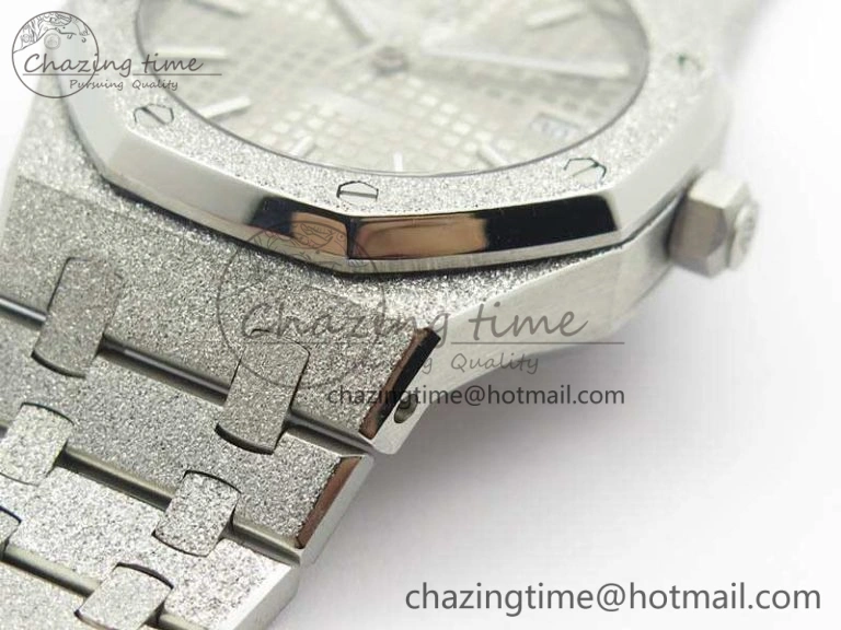 Royal Oak Jumbo 15454 Frosted 37mm JHF Best Edition Gray Dial On SS Bracelet A3120