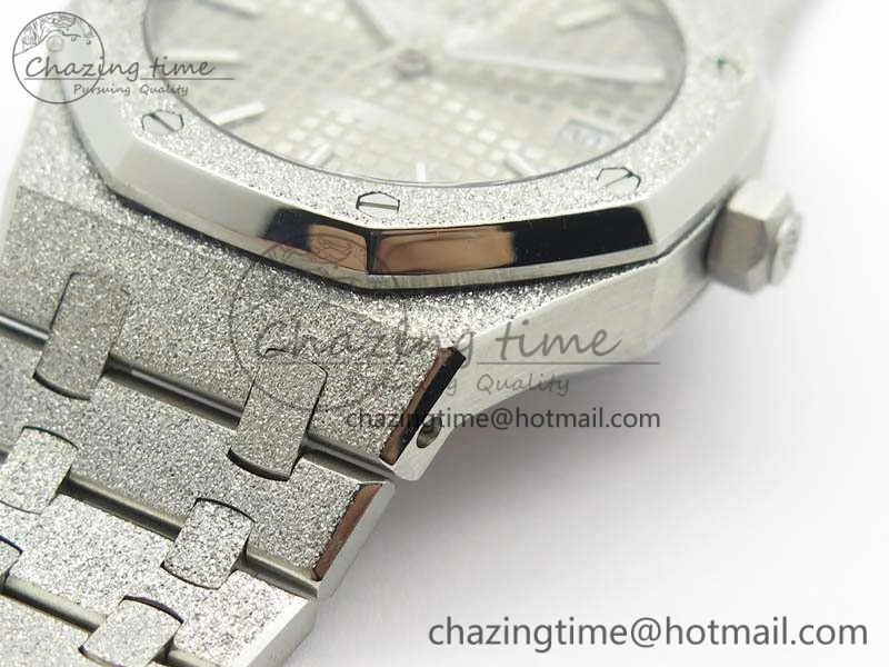 Royal Oak Jumbo 15454 Frosted 37mm JHF Best Edition Gray Dial On SS Bracelet A3120