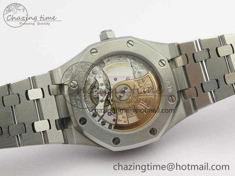 Royal Oak Jumbo 15454 Frosted 37mm JHF Best Edition Gray Dial On SS Bracelet A3120