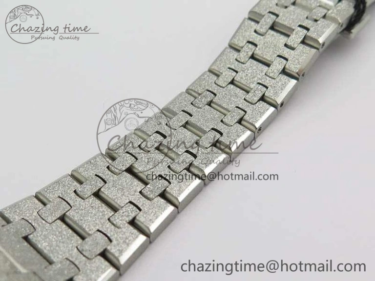Royal Oak Jumbo 15454 Frosted 37mm JHF Best Edition Gray Dial On SS Bracelet A3120