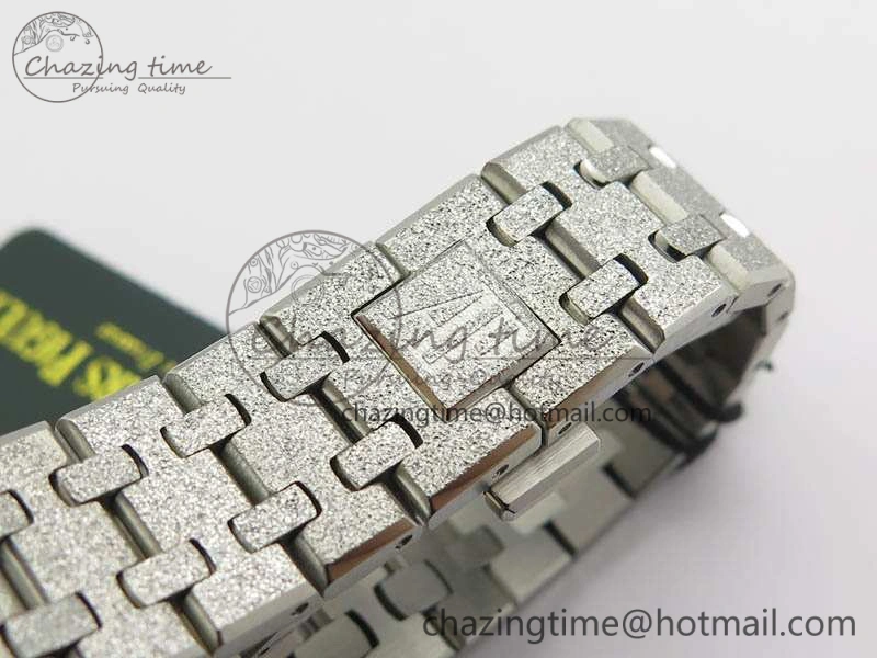 Royal Oak Jumbo 15454 Frosted 37mm JHF Best Edition Gray Dial On SS Bracelet A3120