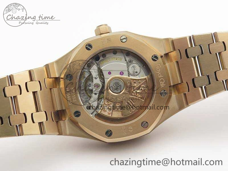 Royal Oak Jumbo 15454 RG Frosted 37mm JHF Best Edition Gray Dial On RG Bracelet A3120