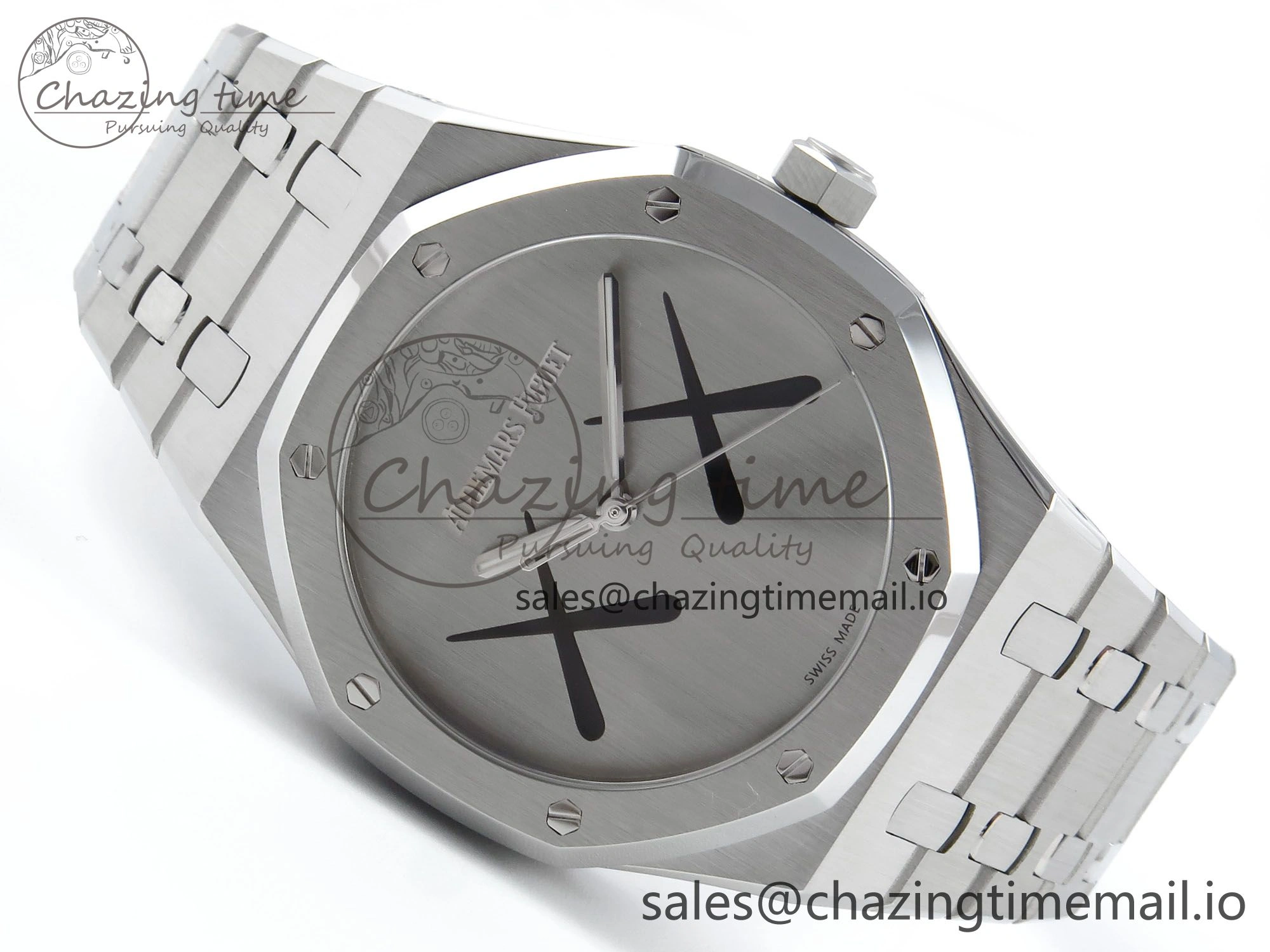 Royal Oak KAWS SS APSF 1:1 Best Edition XX Dial on SS Bracelet SA4302 Super Clone