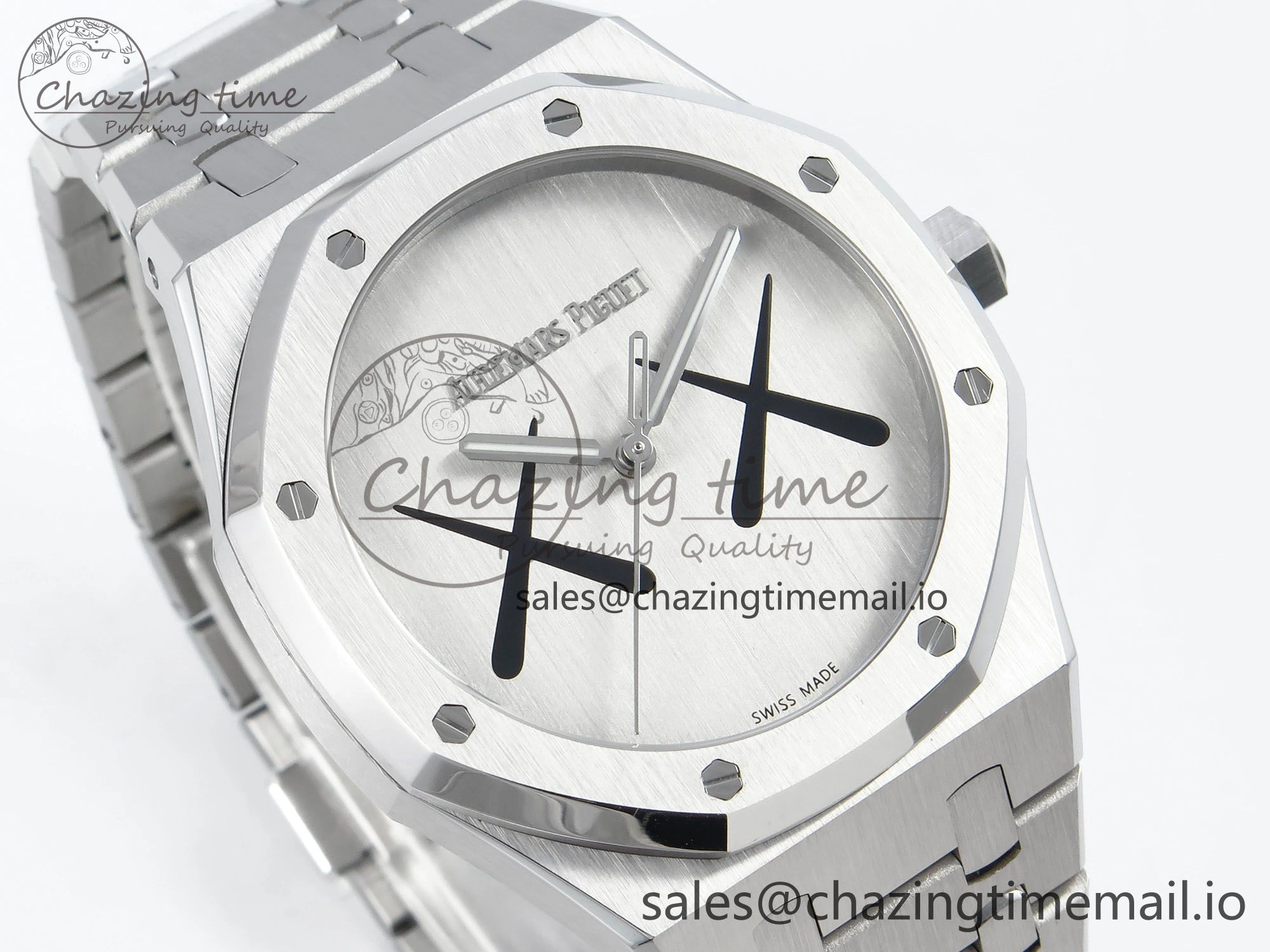 Royal Oak KAWS SS APSF 1:1 Best Edition XX Dial on SS Bracelet SA4302 Super Clone