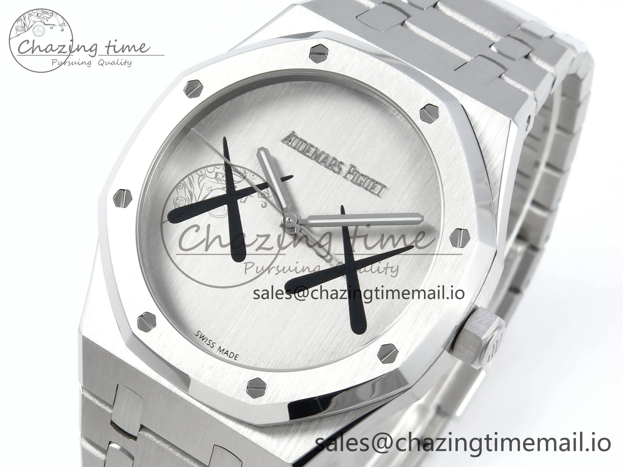 Royal Oak KAWS SS APSF 1:1 Best Edition XX Dial on SS Bracelet SA4302 Super Clone
