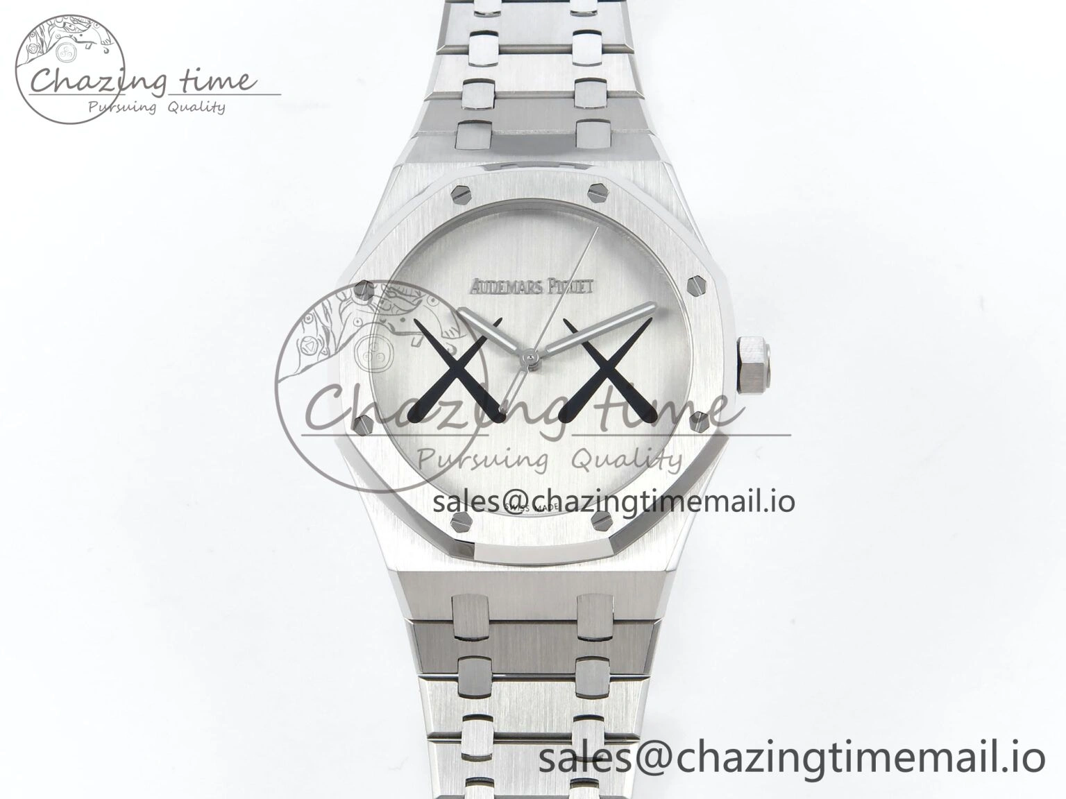 Royal Oak KAWS SS APSF 1:1 Best Edition XX Dial on SS Bracelet SA4302 Super Clone