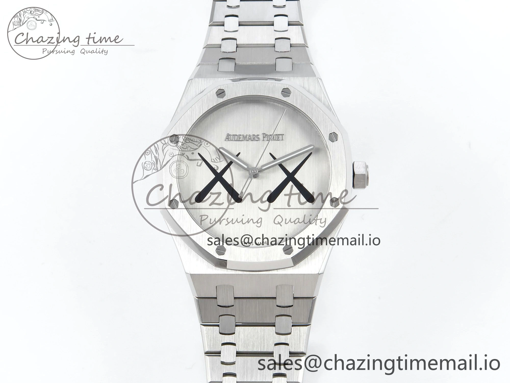 Royal Oak KAWS SS APSF 1:1 Best Edition XX Dial on SS Bracelet SA4302 Super Clone