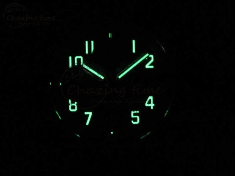 Royal Oak Offshore 2014 Black Theme JF On Black Leather Strap A3126 V2 w Cyclops And DW Mod (Free Rubber Strap)