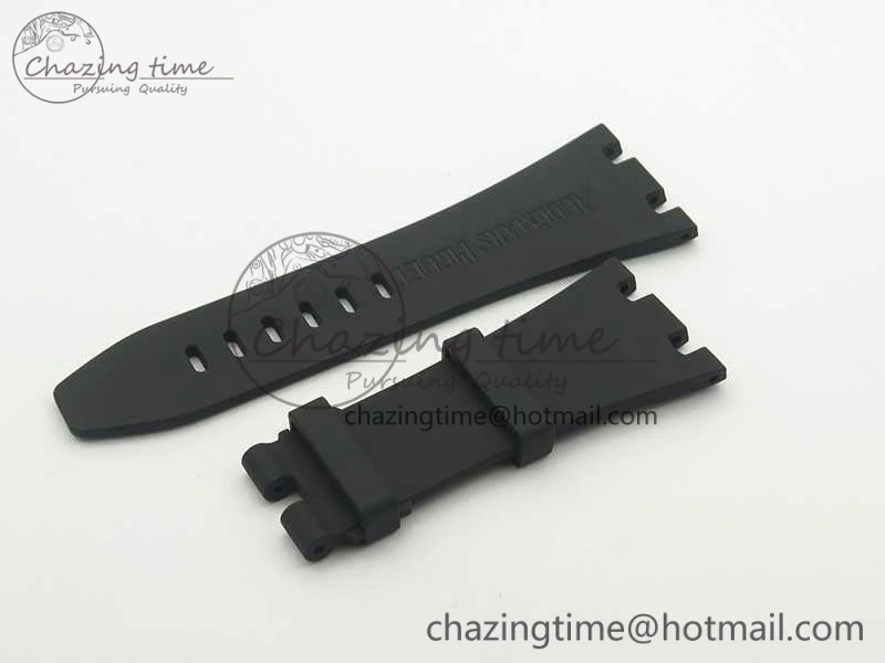 Royal Oak Offshore 2014 Black Theme JF On Black Leather Strap A3126 V2 w Cyclops And DW Mod (Free Rubber Strap)