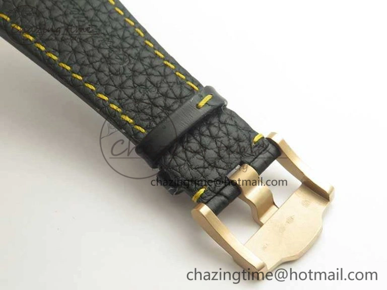 Royal Oak Offshore 2014 Gold Theme JF 1:1 Best Edition On Leather Strap A3126 (Free Rubber Strap) V2
