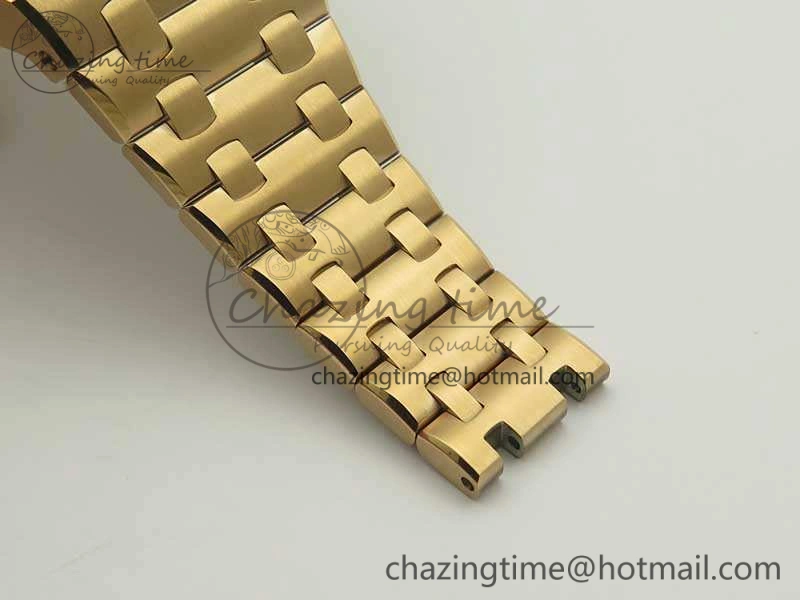 Royal Oak Offshore 2014 Gold Theme JF 1:1 Best Edition On RG Bracelet A3126 V2