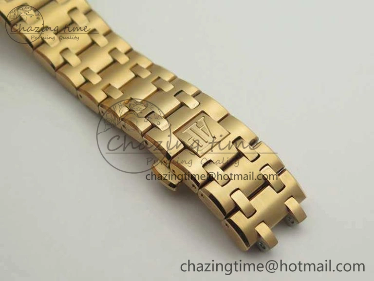 Royal Oak Offshore 2014 Gold Theme JF 1:1 Best Edition On RG Bracelet A3126 V2