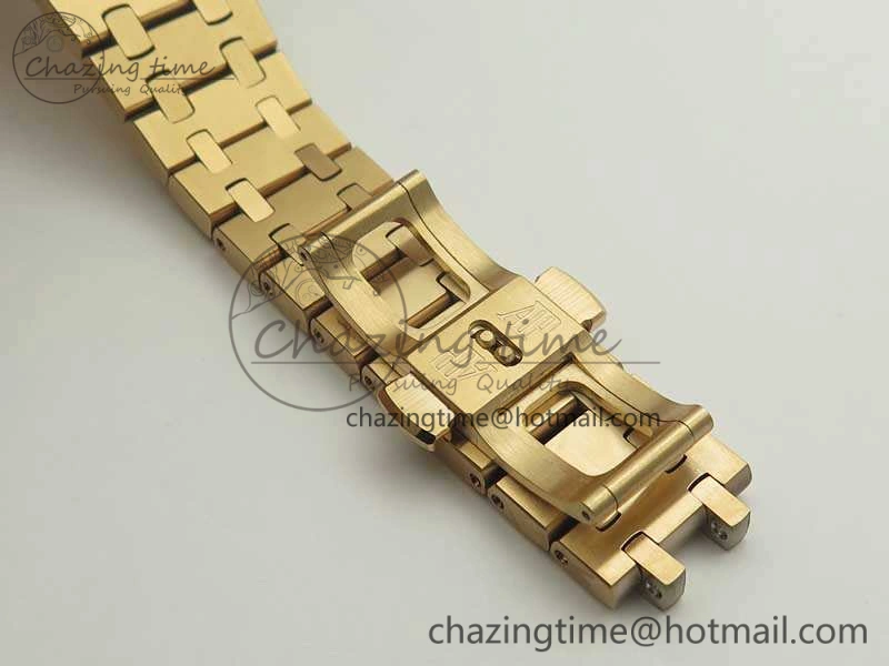 Royal Oak Offshore 2014 Gold Theme JF 1:1 Best Edition On RG Bracelet A3126 V2