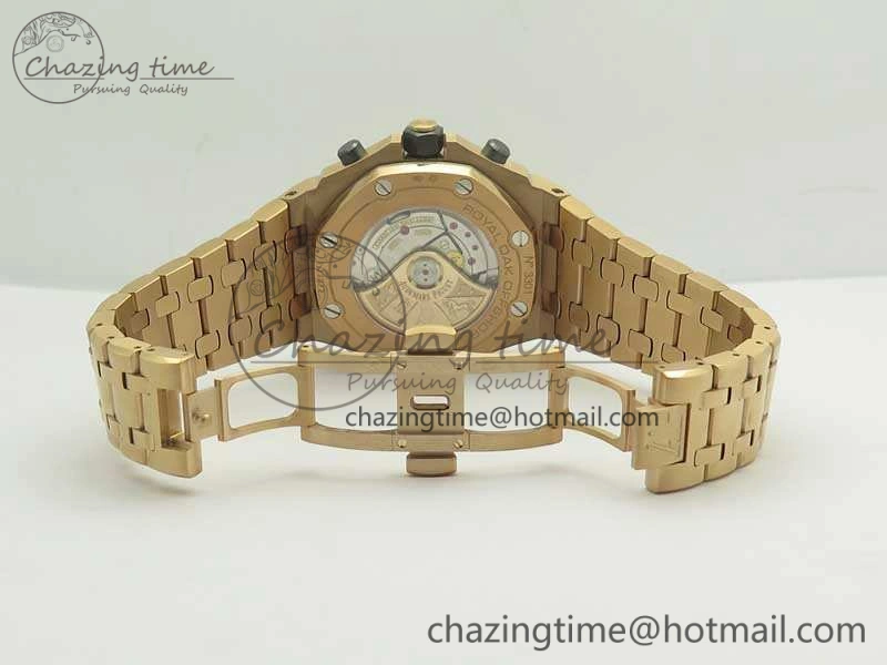 Royal Oak Offshore 2014 Gold Theme JF 1:1 Best Edition On RG Bracelet A3126 V2