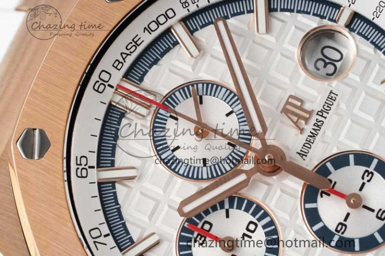 Royal Oak Offshore 2017 44mm RG Summer Edition APF 1:1 Best Edition on White Rubber Strap A3126