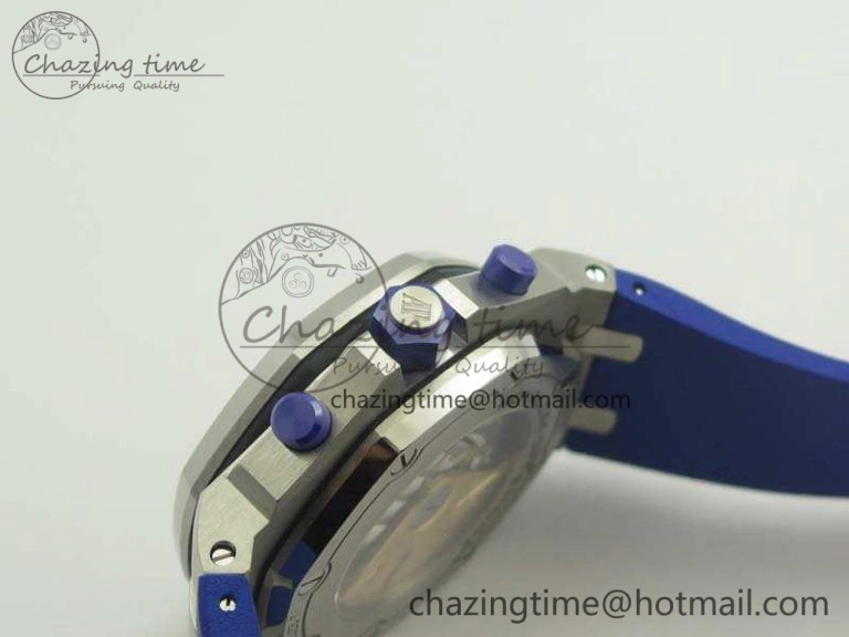 Royal Oak Offshore 2018 SIHH Indigo Blue JF 1:1 Best Edition On Blue Rubber Strap A3126
