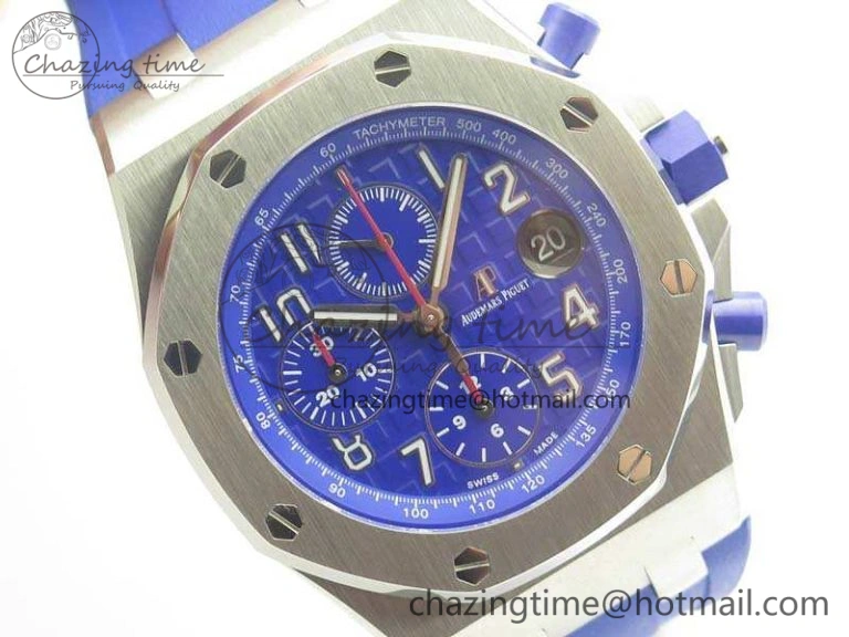 Royal Oak Offshore 2018 SIHH Indigo Blue JF 1:1 Best Edition On Blue Rubber Strap A3126