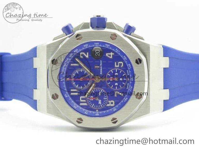 Royal Oak Offshore 2018 SIHH Indigo Blue JF 1:1 Best Edition On Blue Rubber Strap A3126