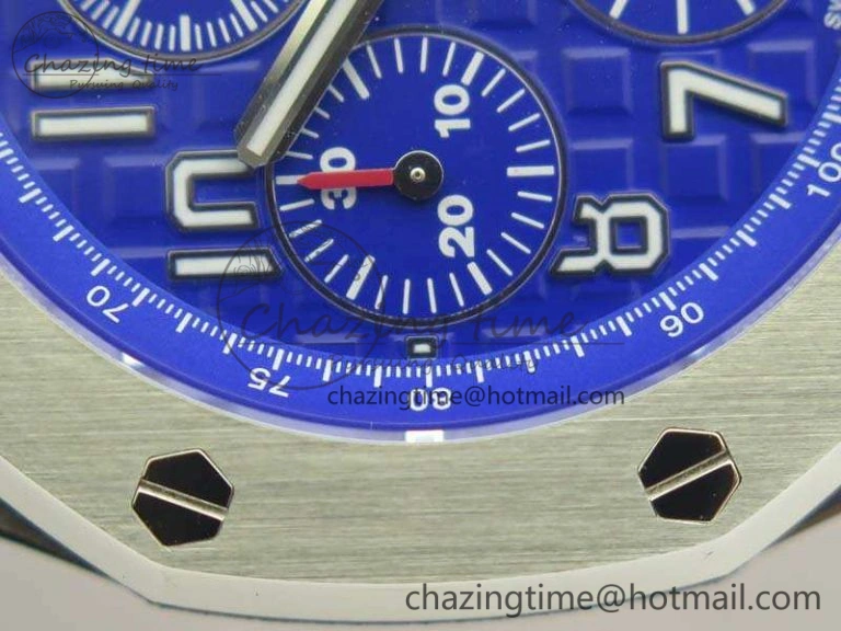 Royal Oak Offshore 2018 SIHH Indigo Blue JF 1:1 Best Edition On Blue Rubber Strap A3126