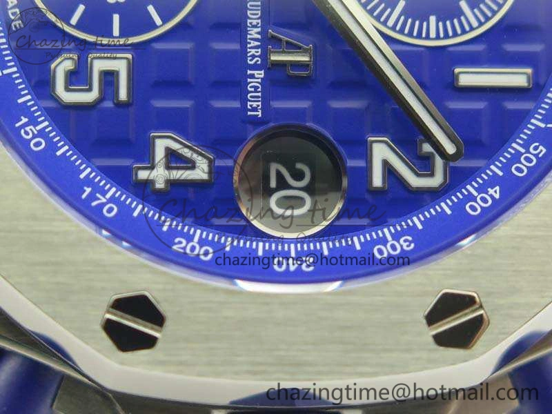 Royal Oak Offshore 2018 SIHH Indigo Blue JF 1:1 Best Edition On Blue Rubber Strap A3126