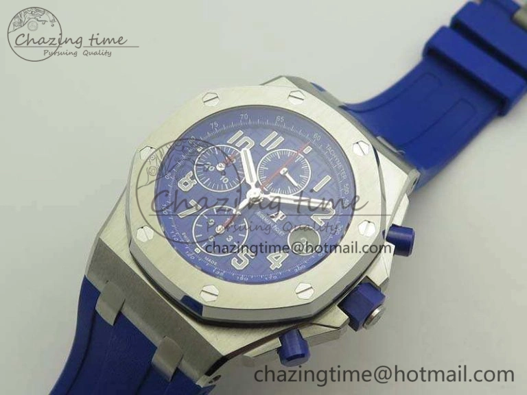 Royal Oak Offshore 2018 SIHH Indigo Blue JF 1:1 Best Edition On Blue Rubber Strap A3126