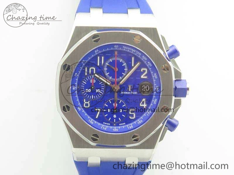 Royal Oak Offshore 2018 SIHH Indigo Blue JF 1:1 Best Edition On Blue Rubber Strap A3126