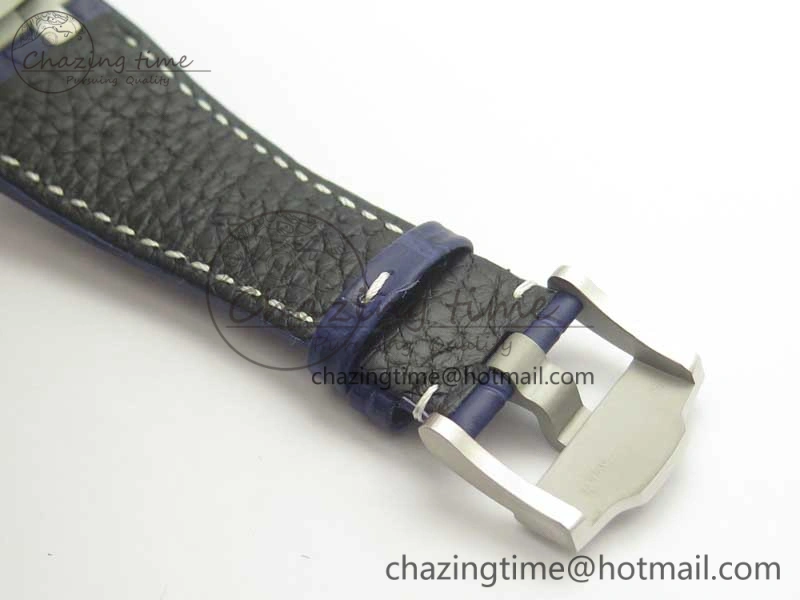 Royal Oak Offshore 2018 SIHH JF 1:1 Best Edition Black Blue Dial on Blue Leather Strap A3126 w  Cyclops