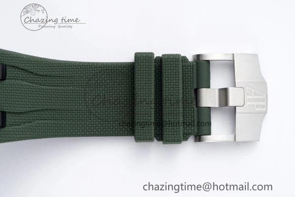 Royal Oak Offshore 2020 44mm APF 1:1 Best Edition Green Ceramic Bezel on Rubber Strap A3126