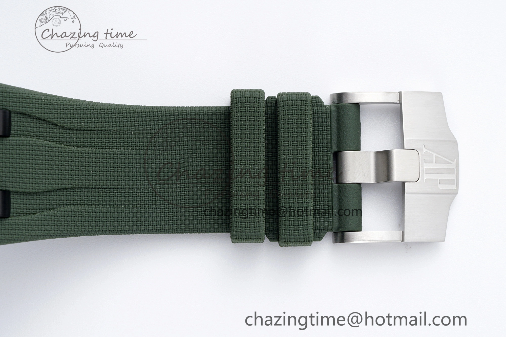 Royal Oak Offshore 2020 44mm APF 1:1 Best Edition Green Ceramic Bezel on Rubber Strap A3126
