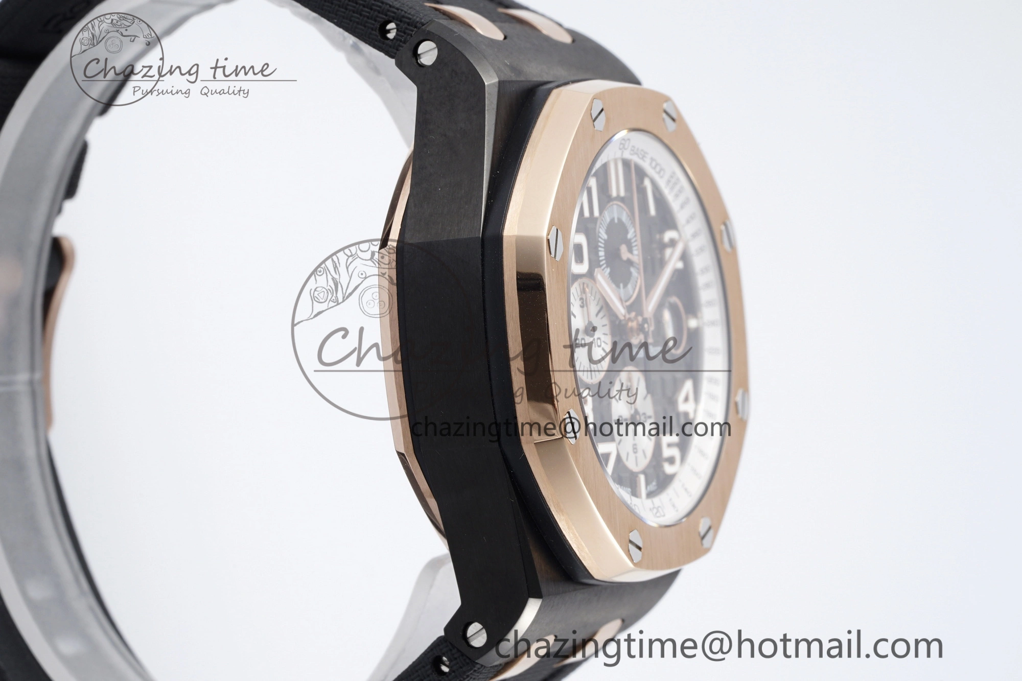 Royal Oak Offshore 2020 44mm APF 1:1 Best Edition RG Bezel on Rubber Strap A3126