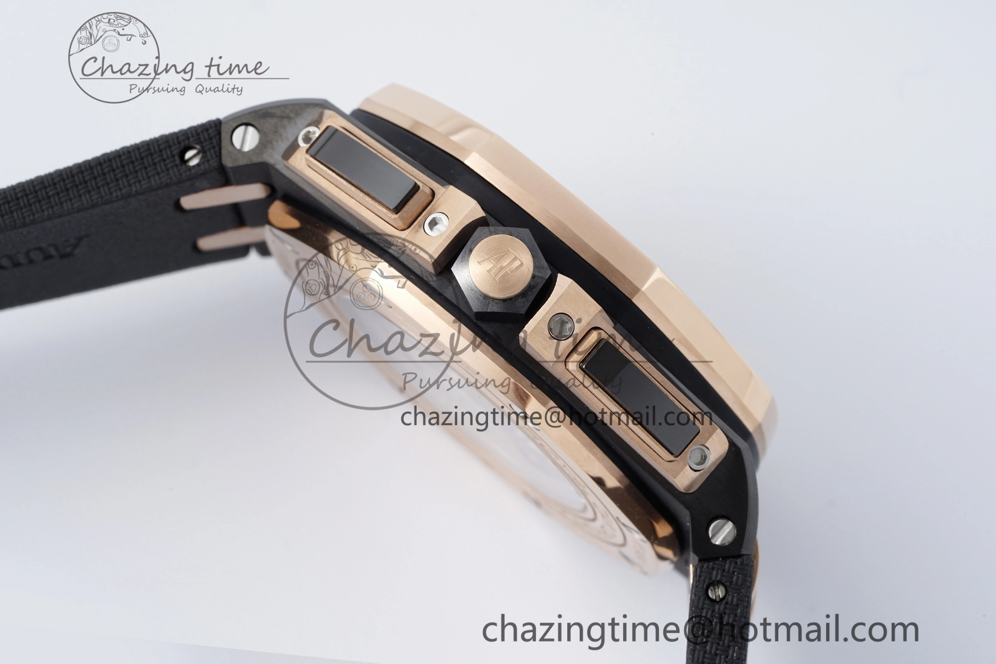 Royal Oak Offshore 2020 44mm APF 1:1 Best Edition RG Bezel on Rubber Strap A3126