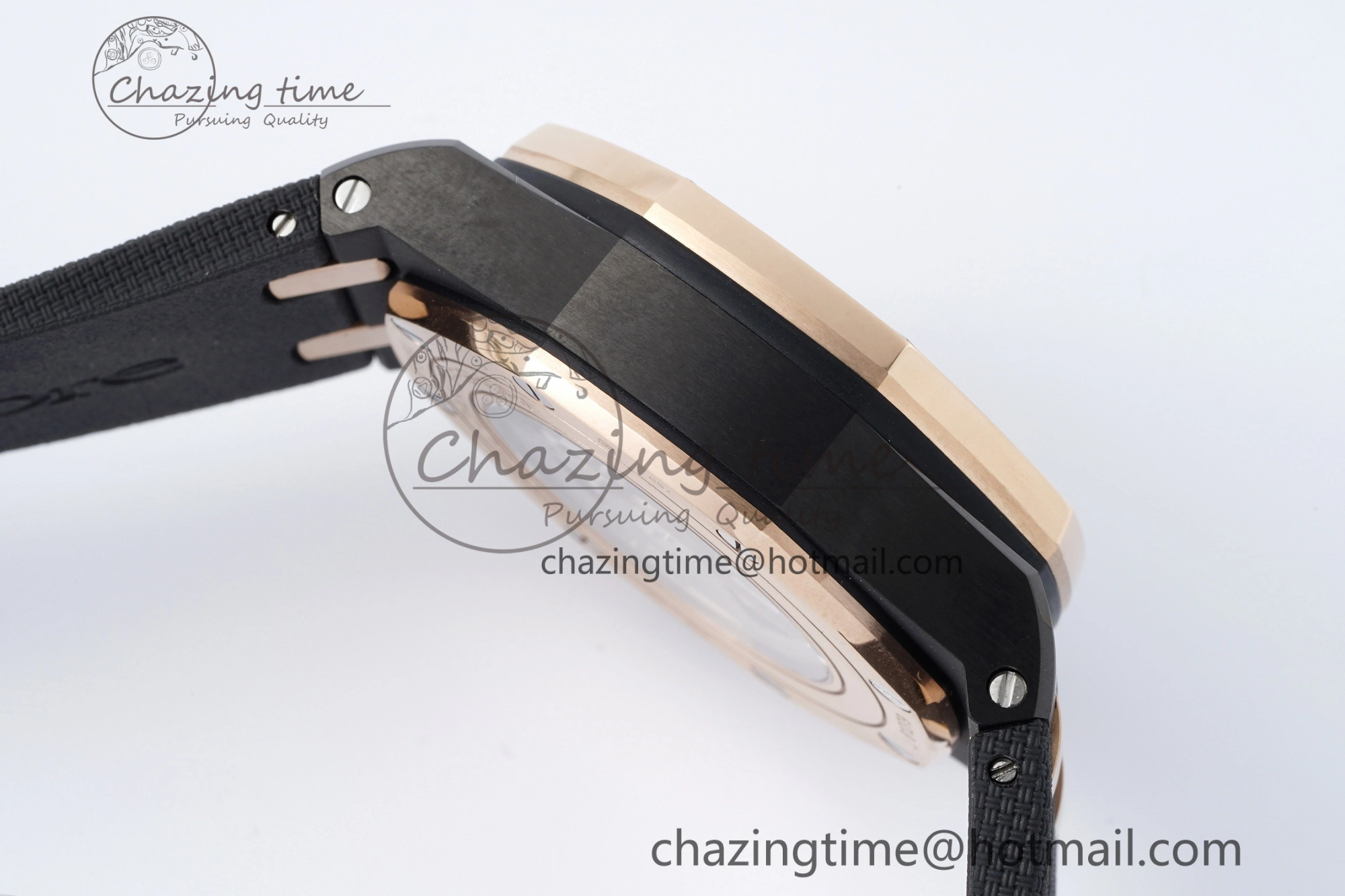 Royal Oak Offshore 2020 44mm APF 1:1 Best Edition RG Bezel on Rubber Strap A3126