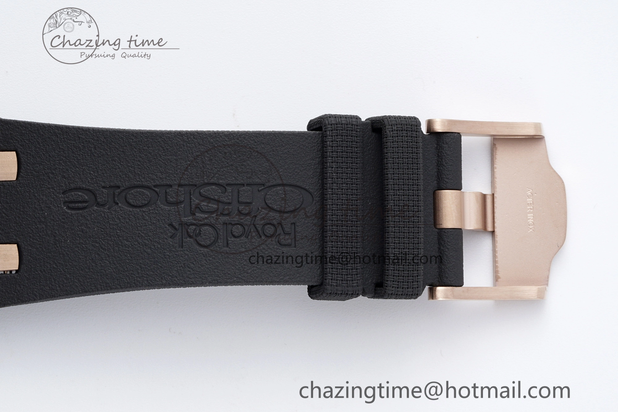 Royal Oak Offshore 2020 44mm APF 1:1 Best Edition RG Bezel on Rubber Strap A3126