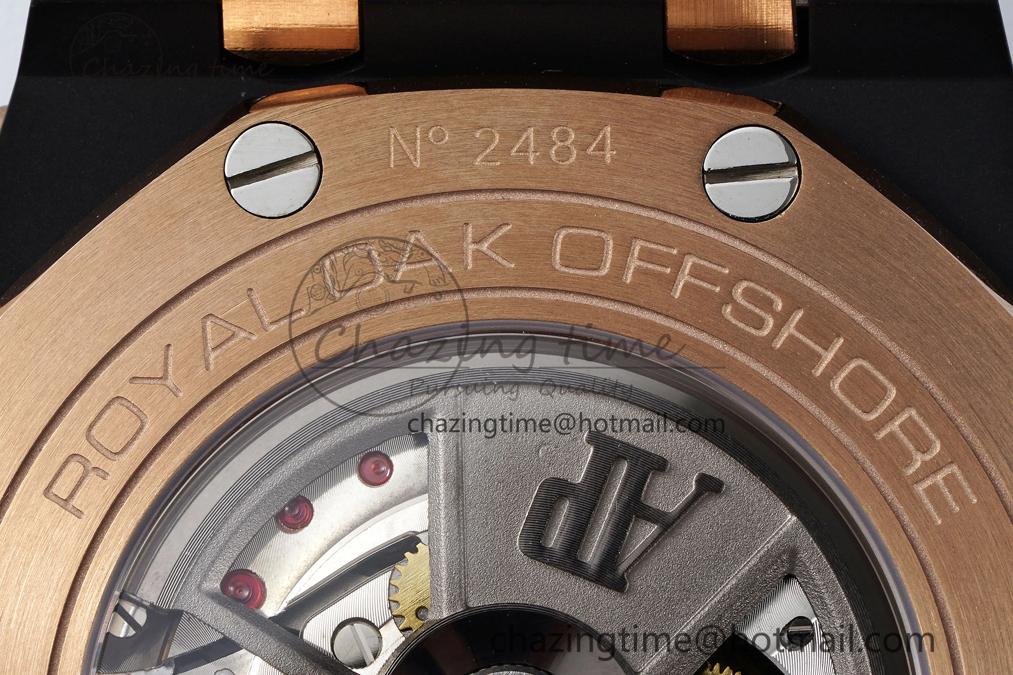 Royal Oak Offshore 2020 44mm APF 1:1 Best Edition RG Bezel on Rubber Strap A3126