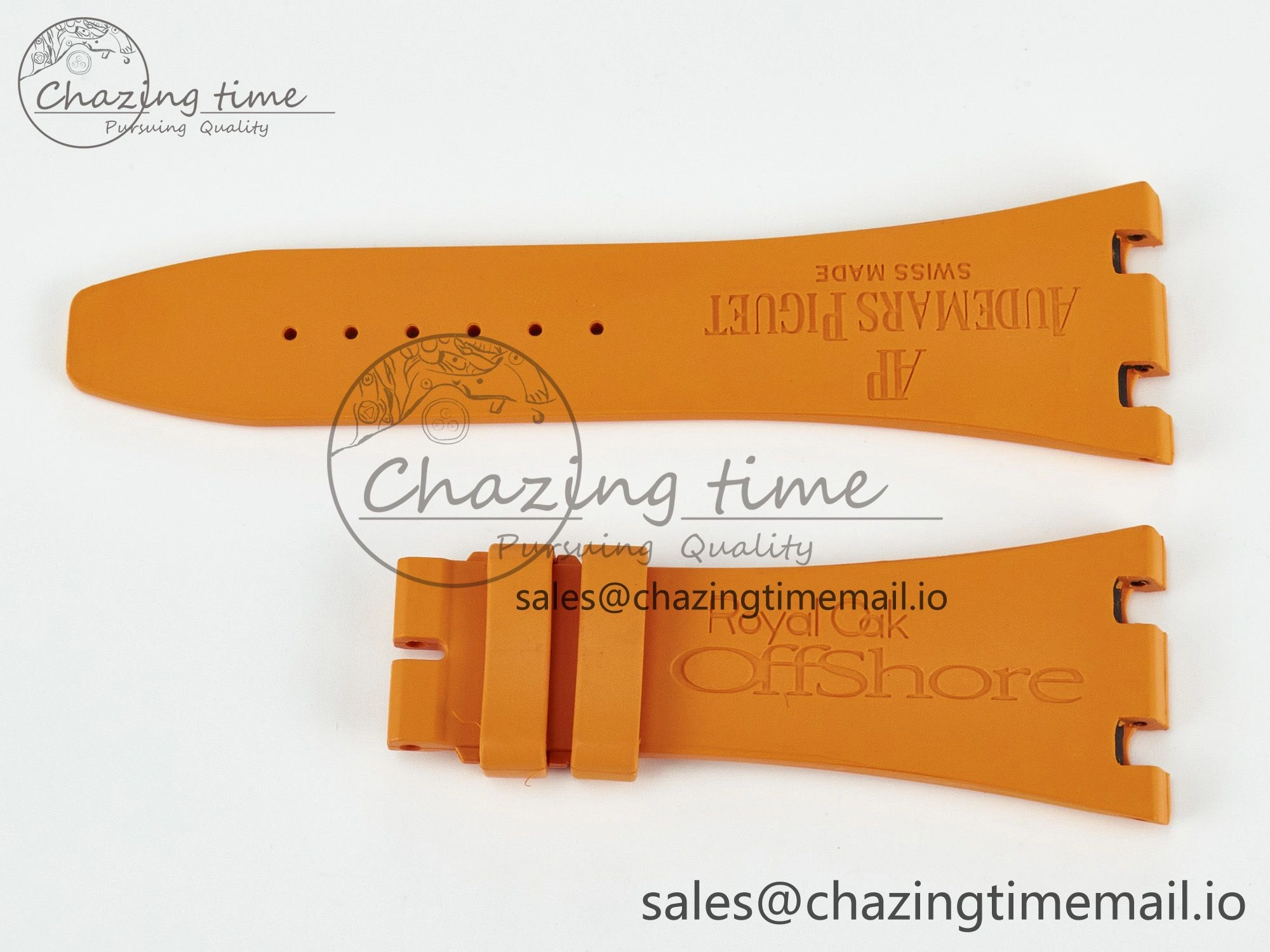Royal Oak Offshore 26170 Best Edition Orange Rubber Strap (Fits the Gen size)