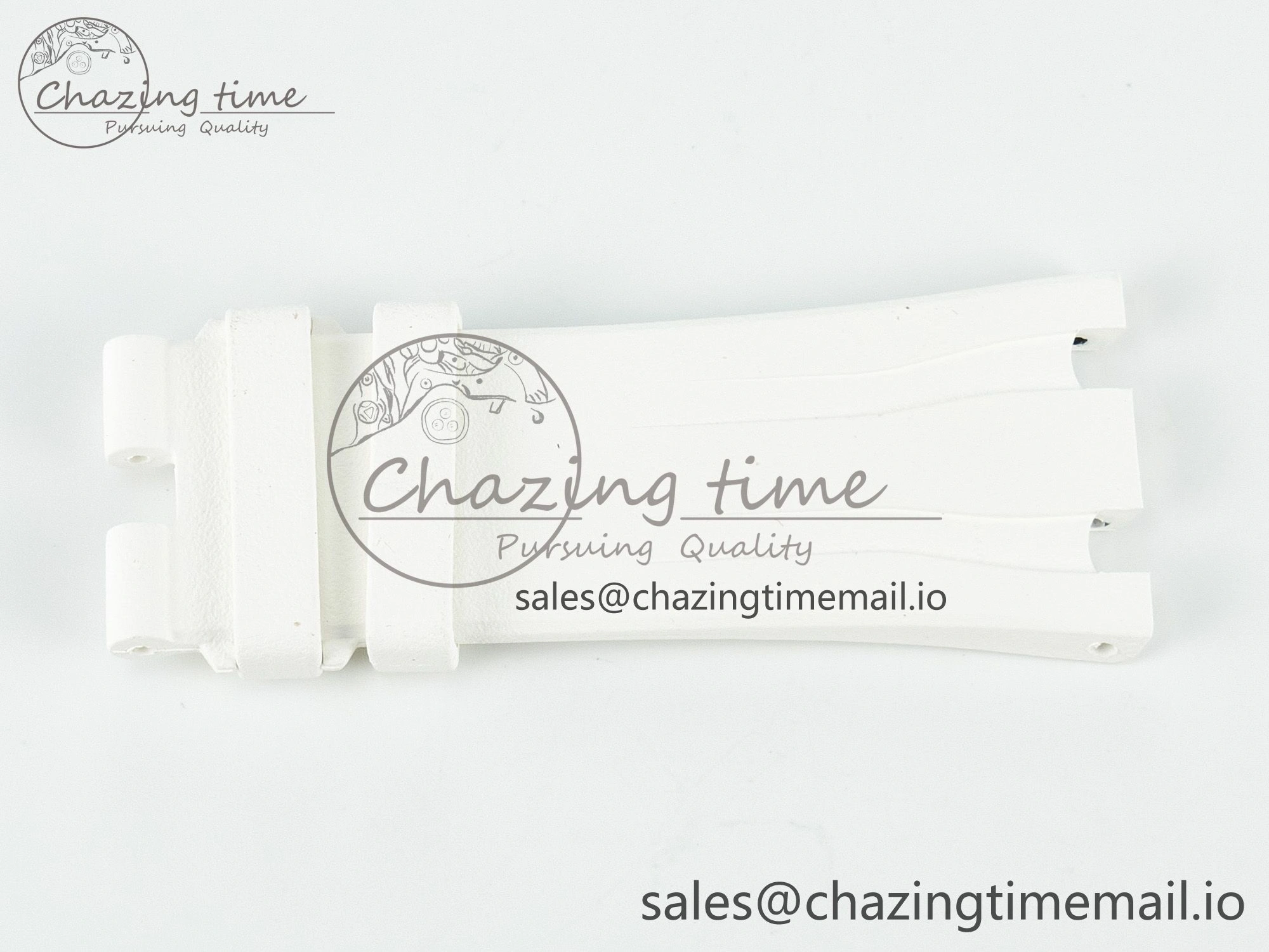 Royal Oak Offshore 26401 Best Edition White Rubber Strap (Fits the Gen size)