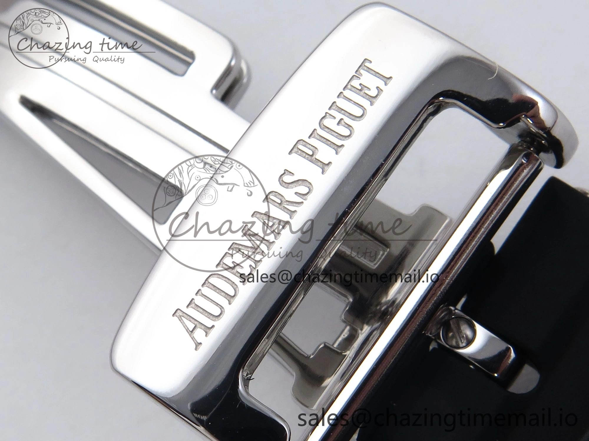 Royal Oak Offshore 42mm  Rubberclad SS TKF 1:1 Best Edition Black White Dial on Black Rubber Strap A3126