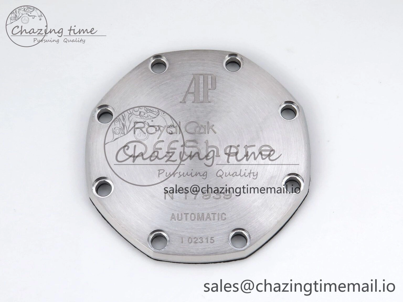 Royal Oak Offshore 42mm  Rubberclad SS TKF 1:1 Best Edition Black White Dial on Black Rubber Strap A3126