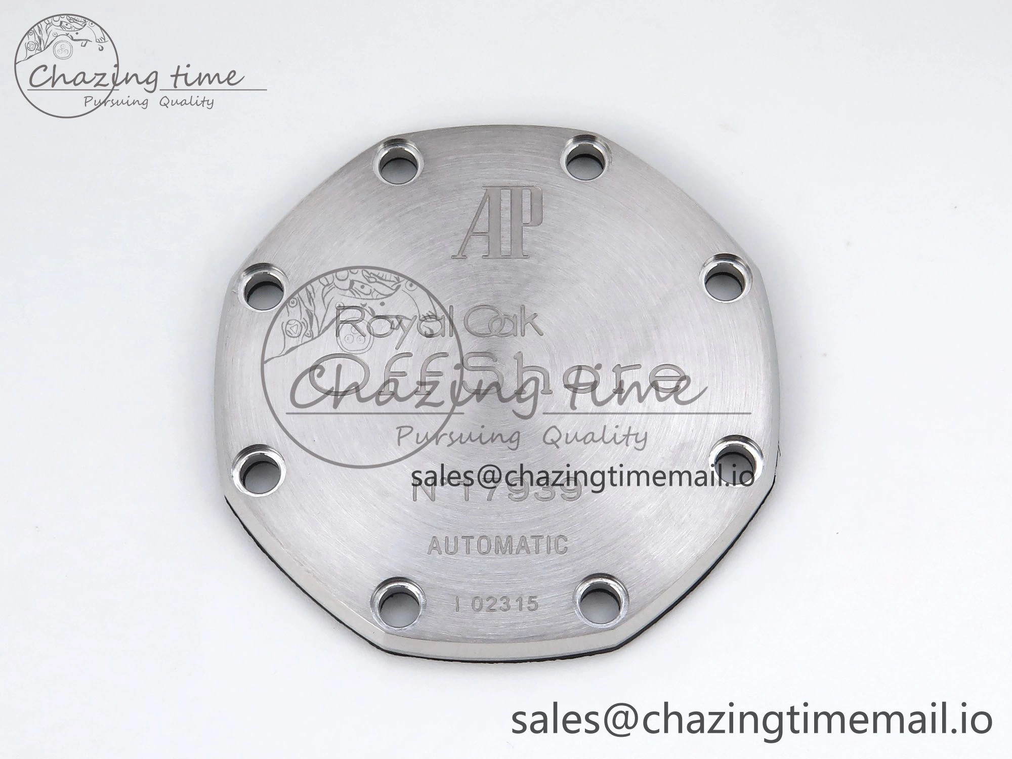 Royal Oak Offshore 42mm  Rubberclad SS TKF 1:1 Best Edition Black White Dial on Black Rubber Strap A3126
